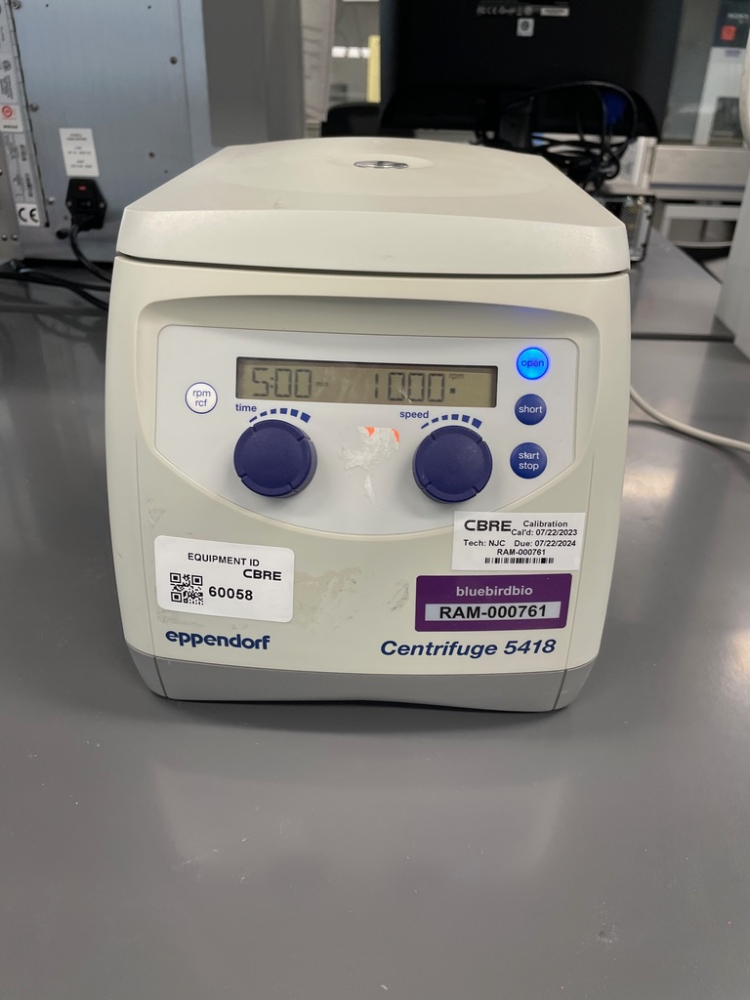 Image of Eppendorf 5418 Centrifuge